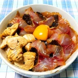 イサキの漬け丼