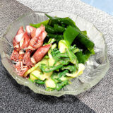 春・ホタルイカ×ノビル×ワカメ・旬のコラボ